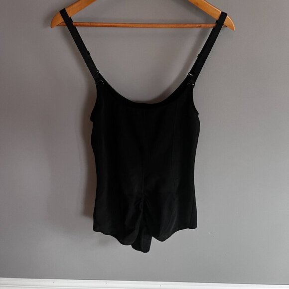 Women’s Plus Size Bodysuit Shapewear Black Size XXL Zip Front NWT Feeling Girl - Picture 8 of 10